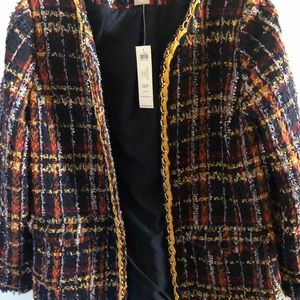 Plaid Boucle Jacket